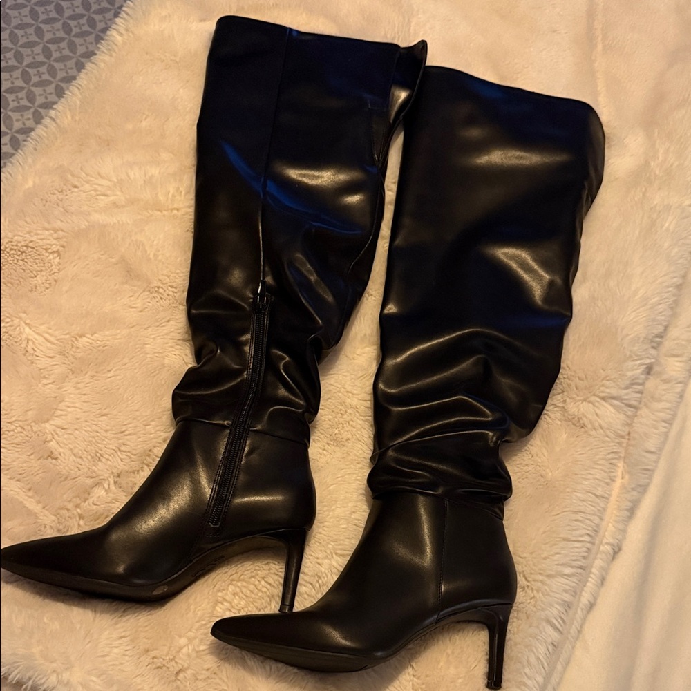 New Elegant Black Knee-High Women's Boots NEW NEW